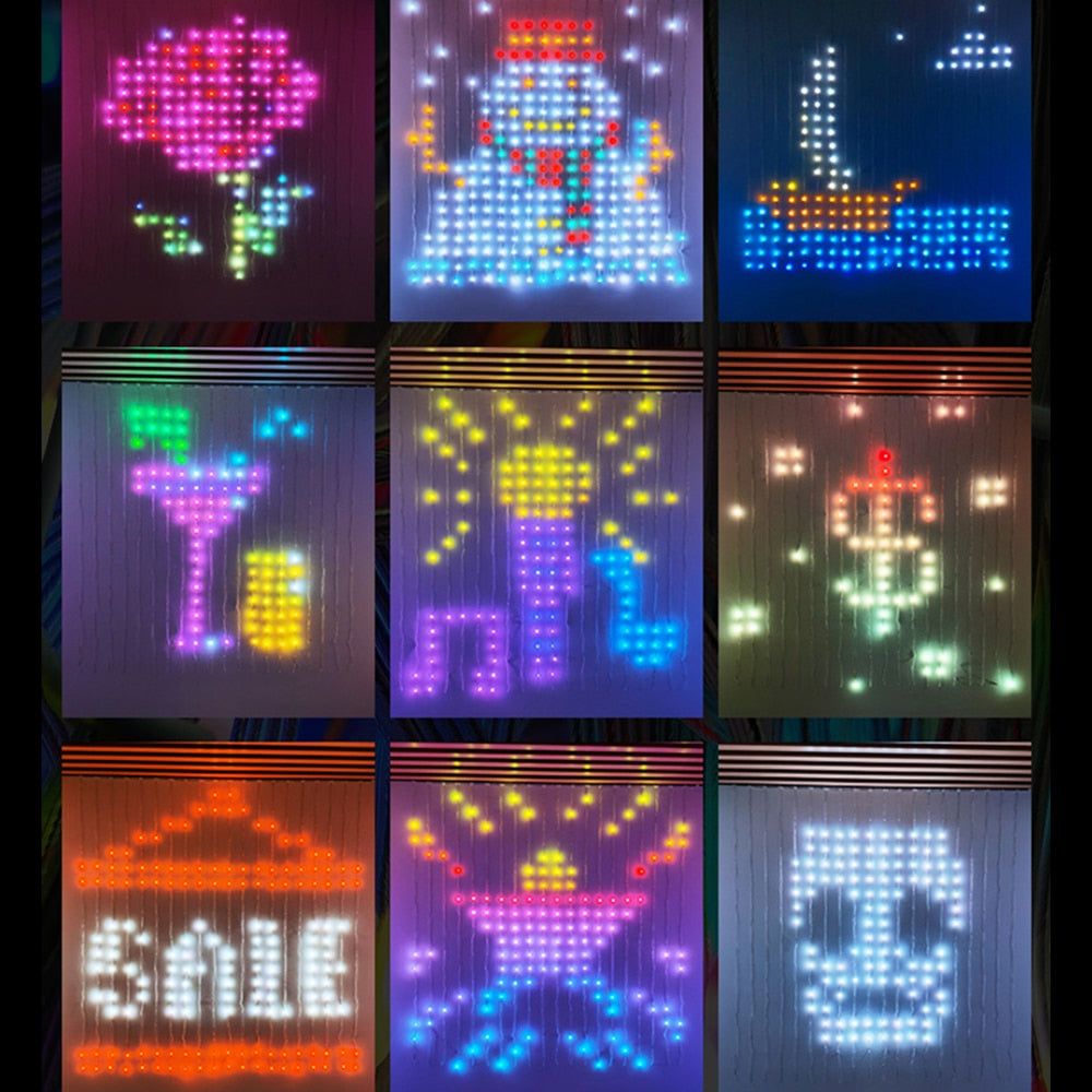 Magical RGB String Curtain π