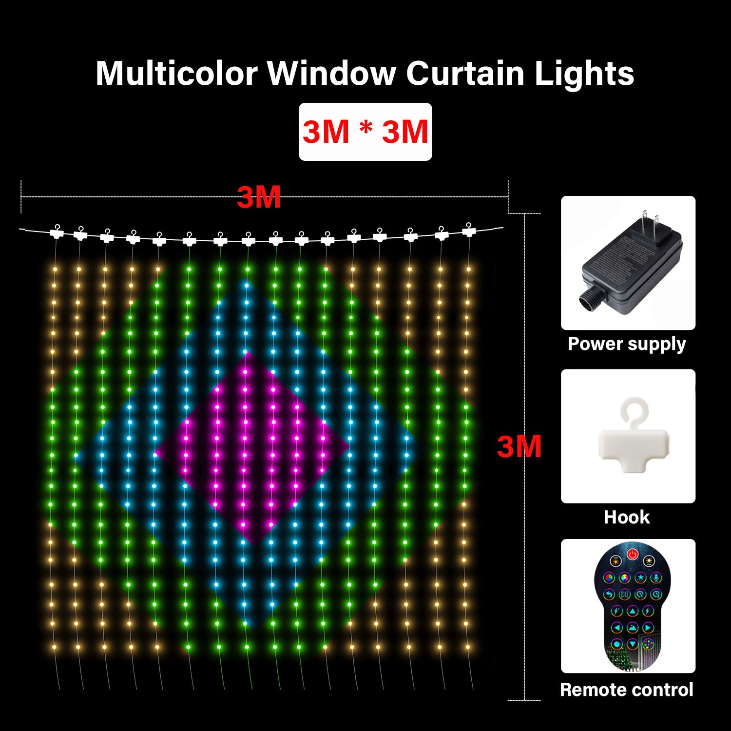 Magical RGB String Curtain π