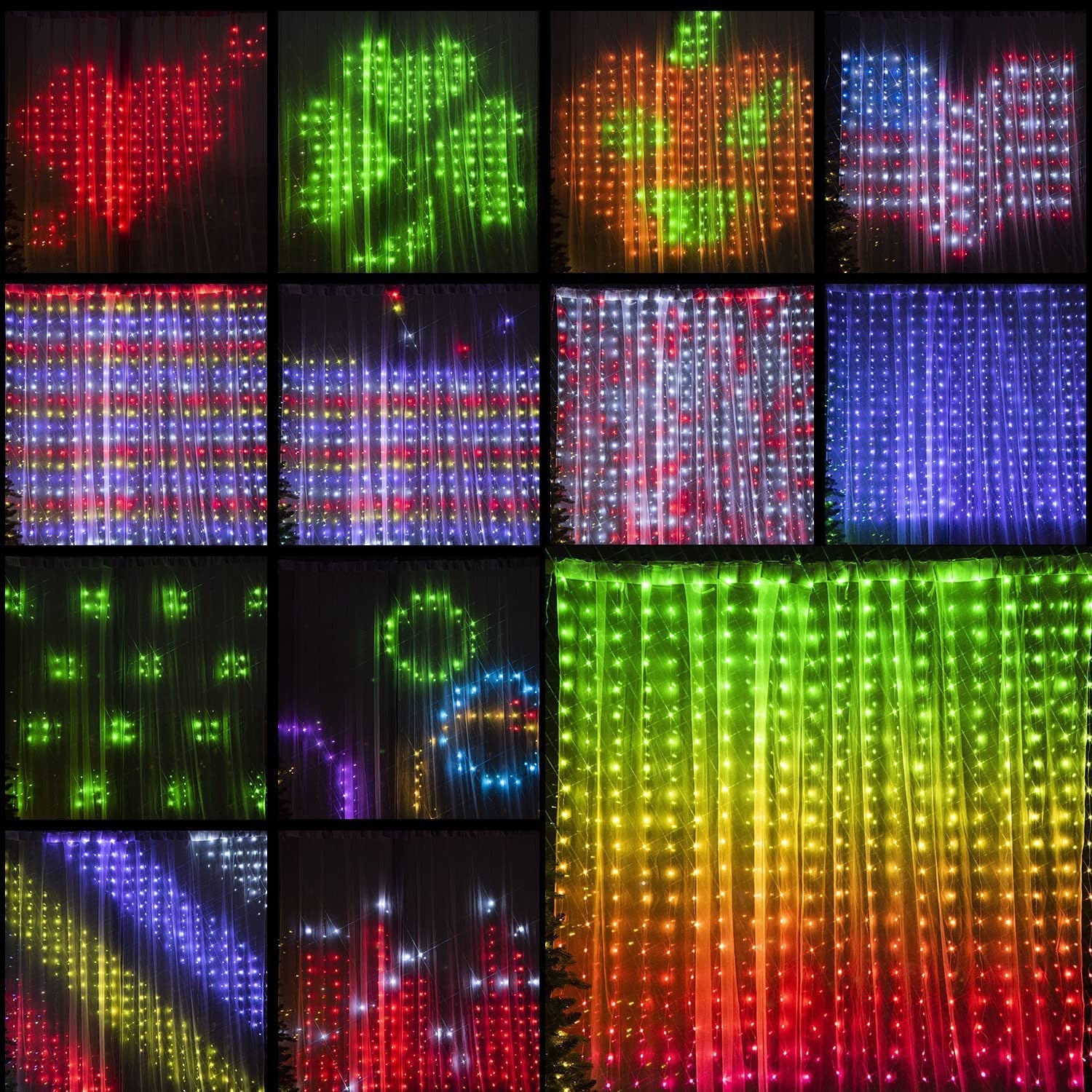 Magical RGB String Curtain π