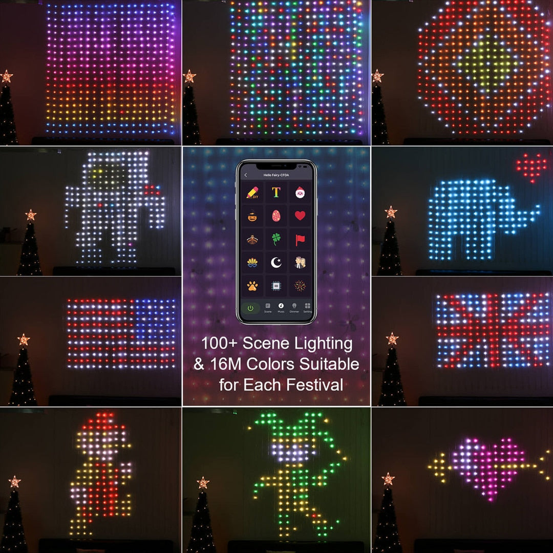 Magical RGB String Curtain π