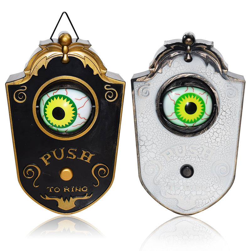"Halloween doorbell"
"Spooky home decor"
"Haunted house decoration"
"Halloween decoration"
"Scary doorbell"
"halloween one-eyed doorbell"
"halloween eye doorbell"
"eyeball doorbell animated halloween decoration"
"halloween doorbell eyeball"
"doorbell halloween"