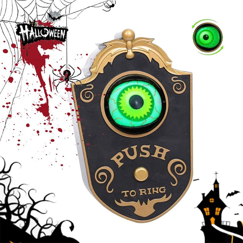 "Halloween doorbell"
"Spooky home decor"
"Haunted house decoration"
"Halloween decoration"
"Scary doorbell"
"halloween one-eyed doorbell"
"halloween eye doorbell"
"eyeball doorbell animated halloween decoration"
"halloween doorbell eyeball"
"doorbell halloween"