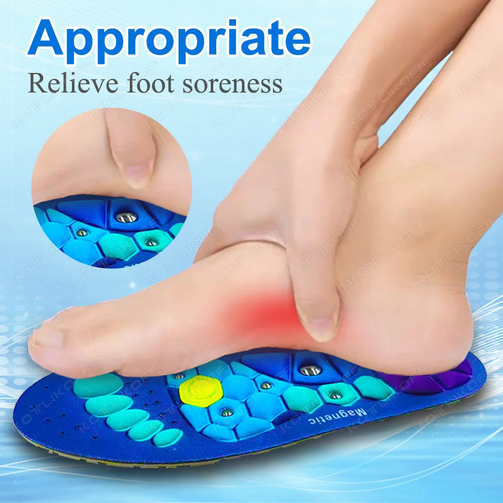 "Magnetic Acupressure Insoles"
"Magnetic insoles for pain relief"
"Acupressure insoles"
"Foot pain relief insoles"
"Acupressure therapy insoles"
"Insoles for better circulation"
"Therapeutic insoles for foot pain"
"Insoles for foot health"
"Magnetic insoles for energy"
"Pain relief insoles for plantar fasciitis"
"Best insoles for arthritis pain"
"Foot insoles for stress relief"
"Comfort insoles for walking"
"Energy boosting insoles"