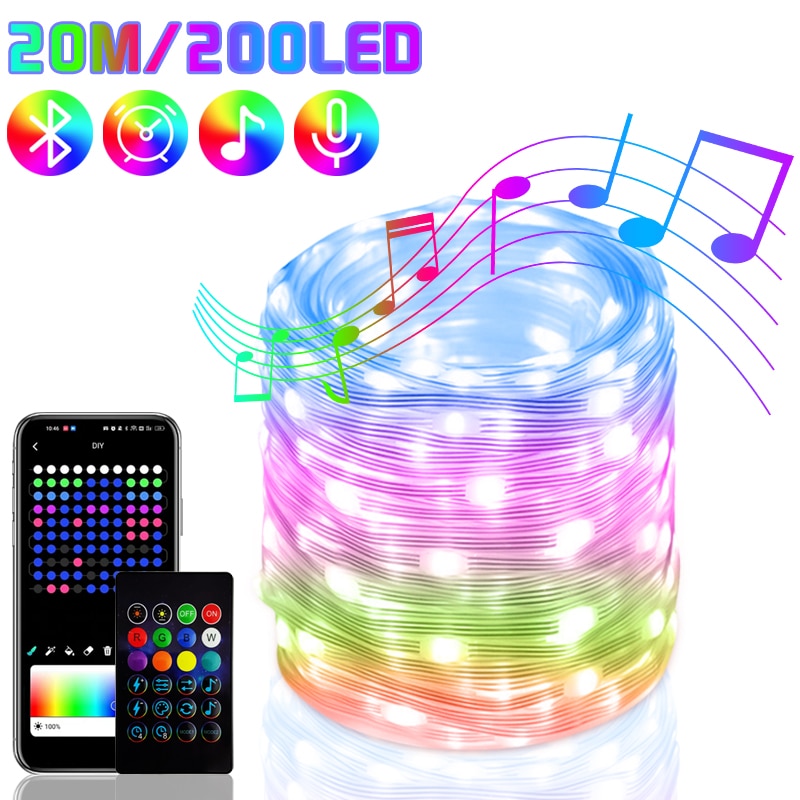 Rainbow Glowe: RGBIC Indoor LED Light String