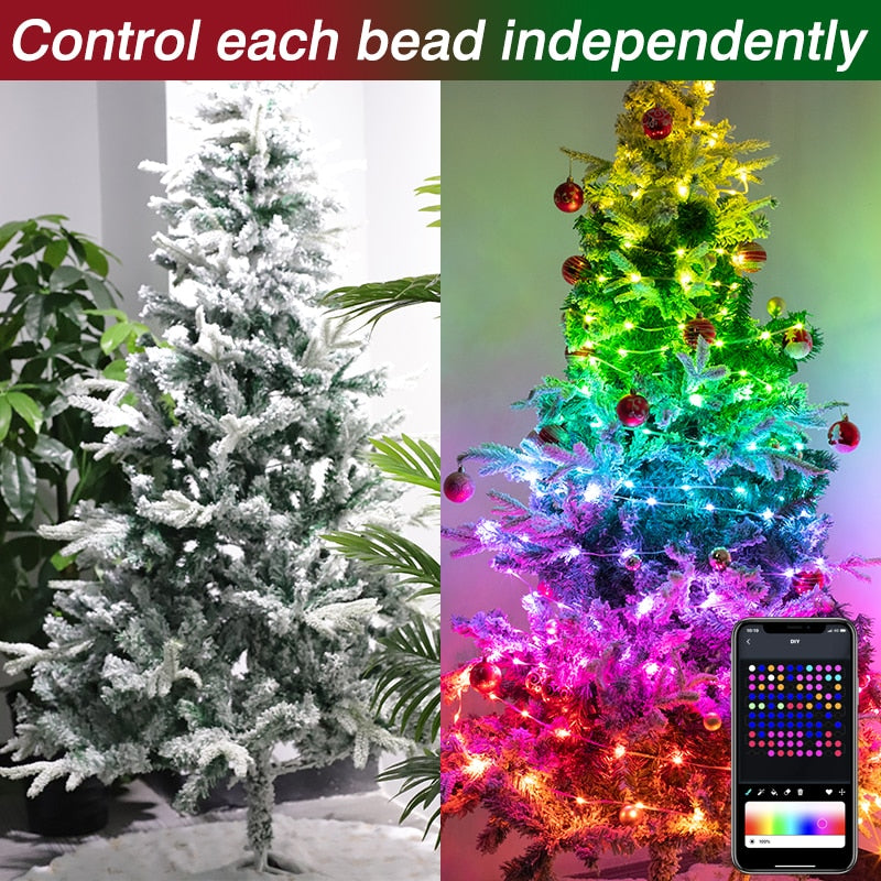 Rainbow Glowe: RGBIC Indoor LED Light String