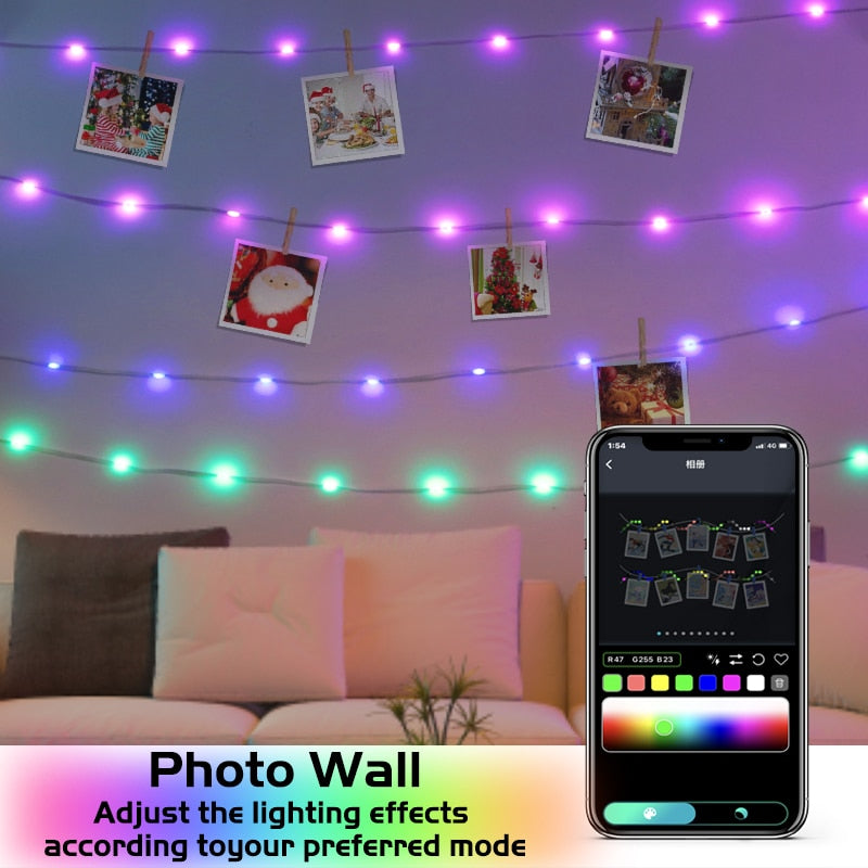 Rainbow Glowe: RGBIC Indoor LED Light String