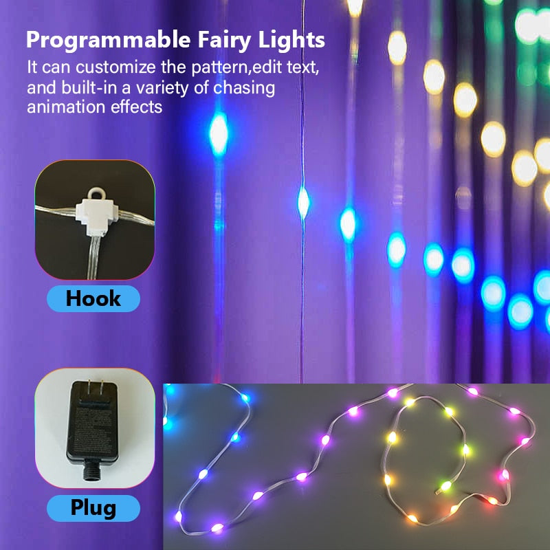 Magical RGB String Curtain π