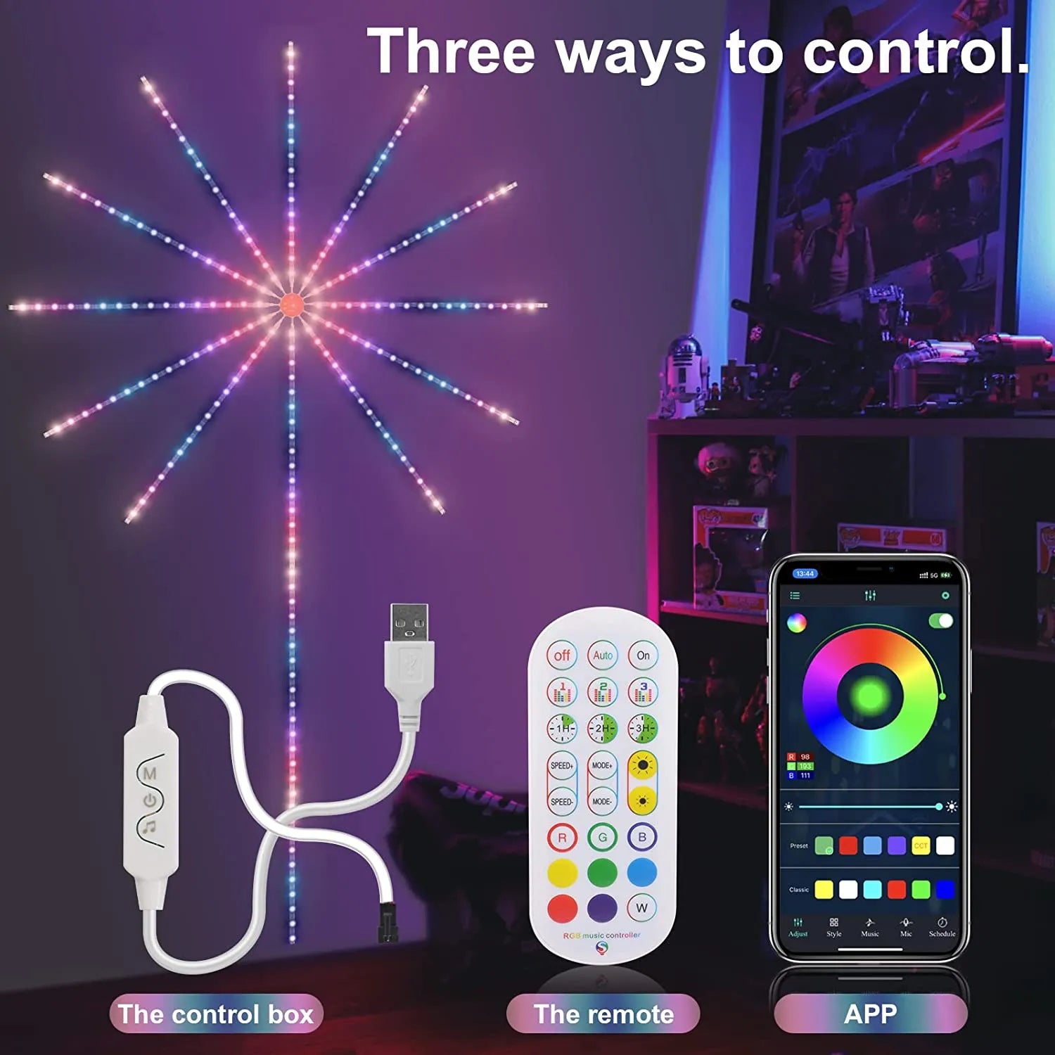 "drone fireworks" "electronic fireworks" "led fireworks lights" "fireworks led lights with sound" "firework led lights outdoor" "firework led lights amazon" "outdoor lights that look like fireworks" "smart firework led lights"