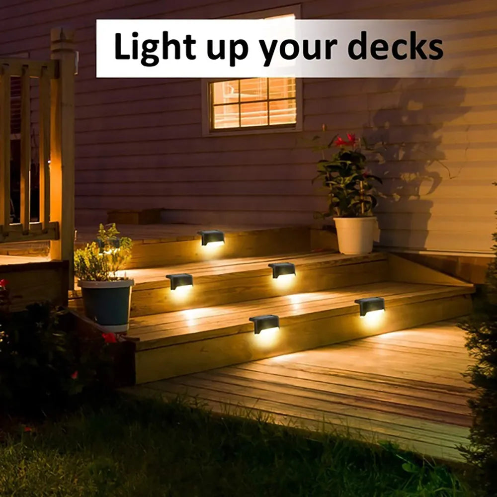 LED Solar Lamp Path Staircase Waterproof Outdoor Wall Lightš”