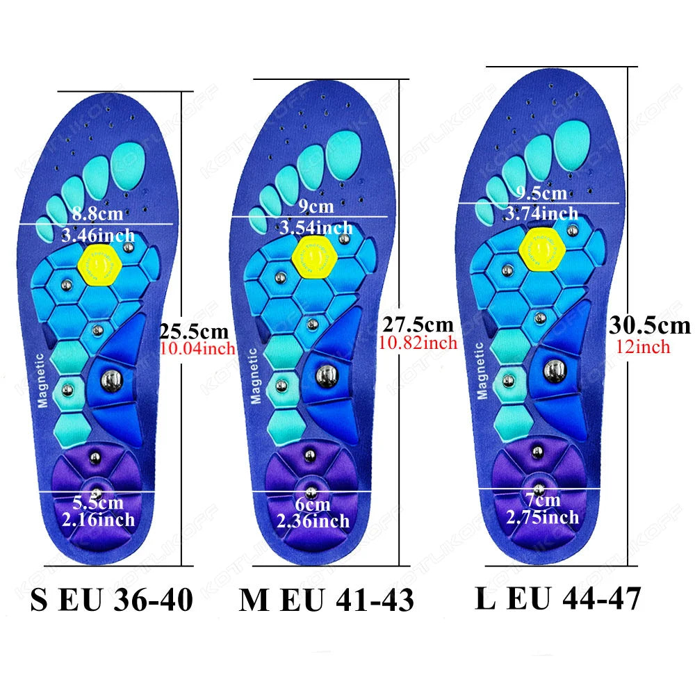 "Magnetic Acupressure Insoles"
"Magnetic insoles for pain relief"
"Acupressure insoles"
"Foot pain relief insoles"
"Acupressure therapy insoles"
"Insoles for better circulation"
"Therapeutic insoles for foot pain"
"Insoles for foot health"
"Magnetic insoles for energy"
"Pain relief insoles for plantar fasciitis"
"Best insoles for arthritis pain"
"Foot insoles for stress relief"
"Comfort insoles for walking"
"Energy boosting insoles"