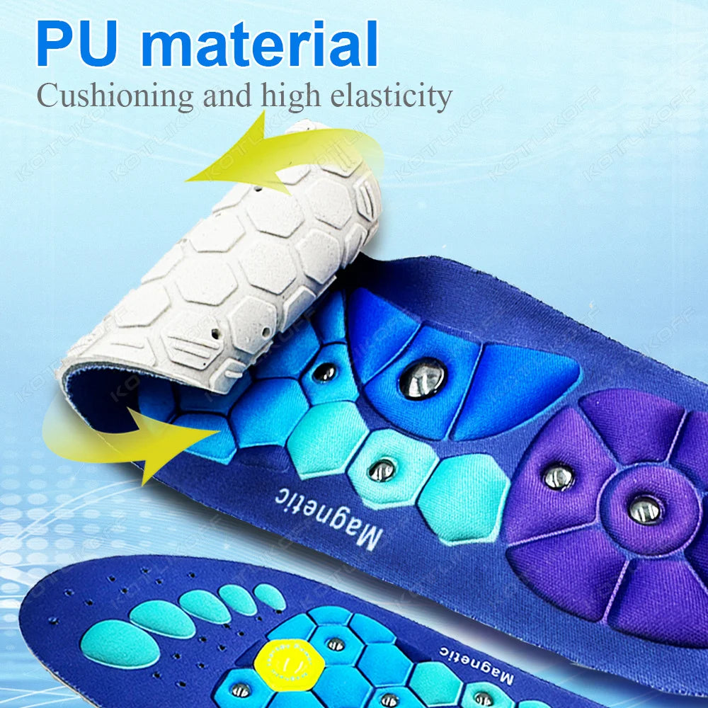 "Magnetic Acupressure Insoles"
"Magnetic insoles for pain relief"
"Acupressure insoles"
"Foot pain relief insoles"
"Acupressure therapy insoles"
"Insoles for better circulation"
"Therapeutic insoles for foot pain"
"Insoles for foot health"
"Magnetic insoles for energy"
"Pain relief insoles for plantar fasciitis"
"Best insoles for arthritis pain"
"Foot insoles for stress relief"
"Comfort insoles for walking"
"Energy boosting insoles"