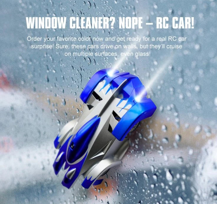 "RC Anti Gravity Car Spider""Remote Control Car,Wall Climbing Car,Gravity Defying 360 Degree Rotating Stunt RC Car with LED Light,Wall Climbing Land Dual-Mode Toy Car for Kids"