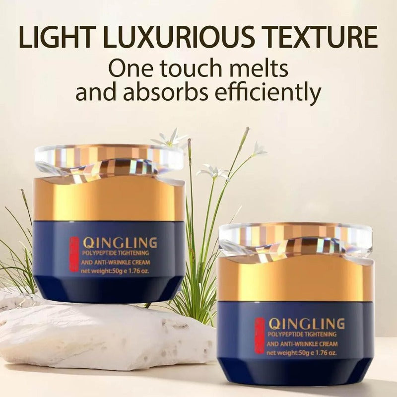  "Anti-wrinkle face cream" "Hydrating face cream" "Firming skin cream" "Natural face cream" "Moisturizing cream for dry skin" "Polypeptide skin cream" "Qingling face cream" "Best anti-aging cream" "Wrinkle removal cream" "Deep moisturizing face cream" "Natural anti-wrinkle cream" "Anti-aging products for face" "Organic skincare for sensitive skin" "Skin tightening face cream" "Plant-based anti-wrinkle cream" "Best face cream for hydration" "anti-aging cream" "deep hydration cream" "reduce wrinkles skincare"